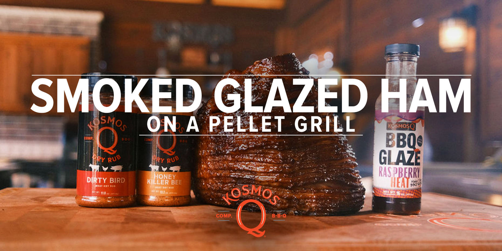 Easy Smoked Glazed Ham