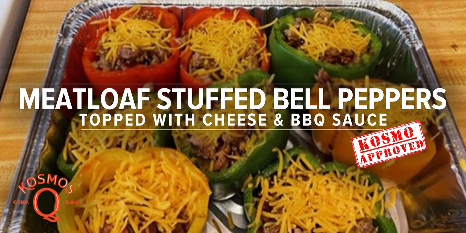 Bell Peppers Stuffed with Smoked Meatloaf