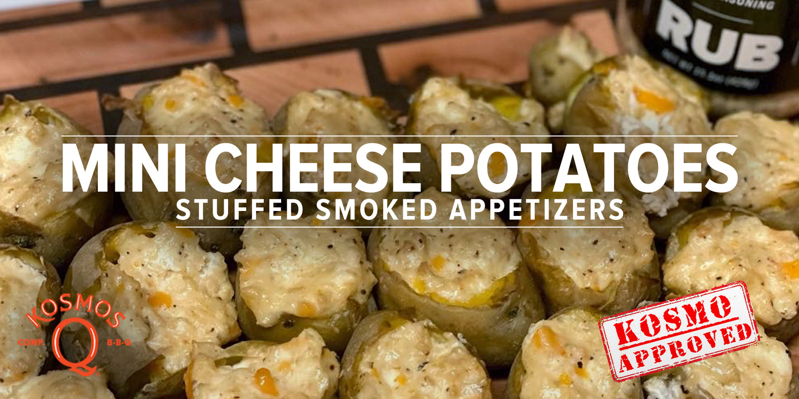 Mini Cheese Potatoes | Smoked Appetizer Recipe