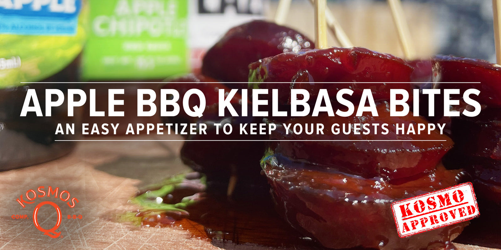 Apple BBQ Kielbasa Bites