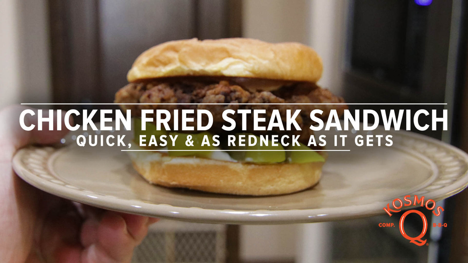 Redneck Chicken Fried Steak Sandwich