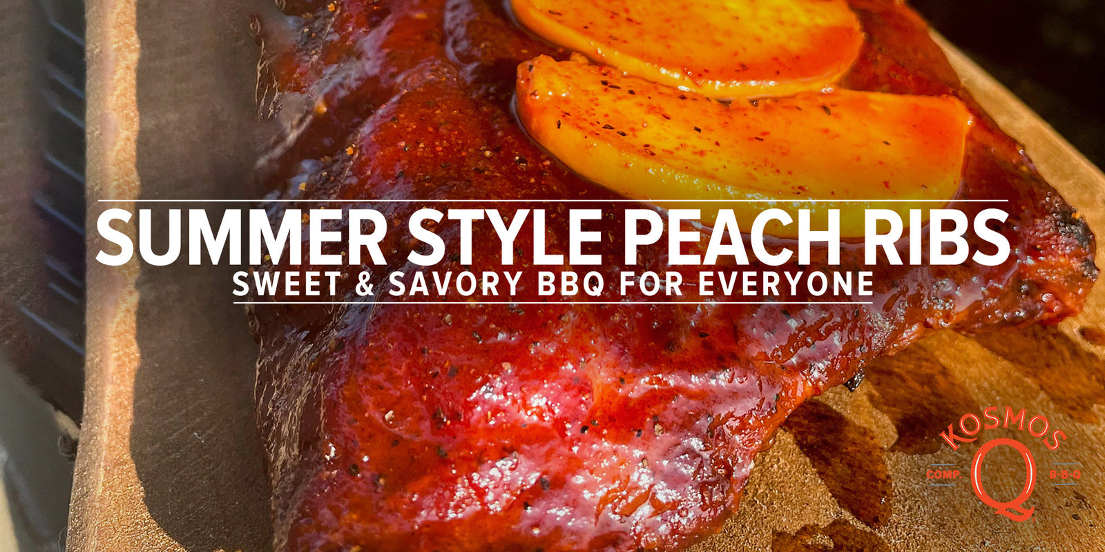 Summer Style Peach Glazed Ribs