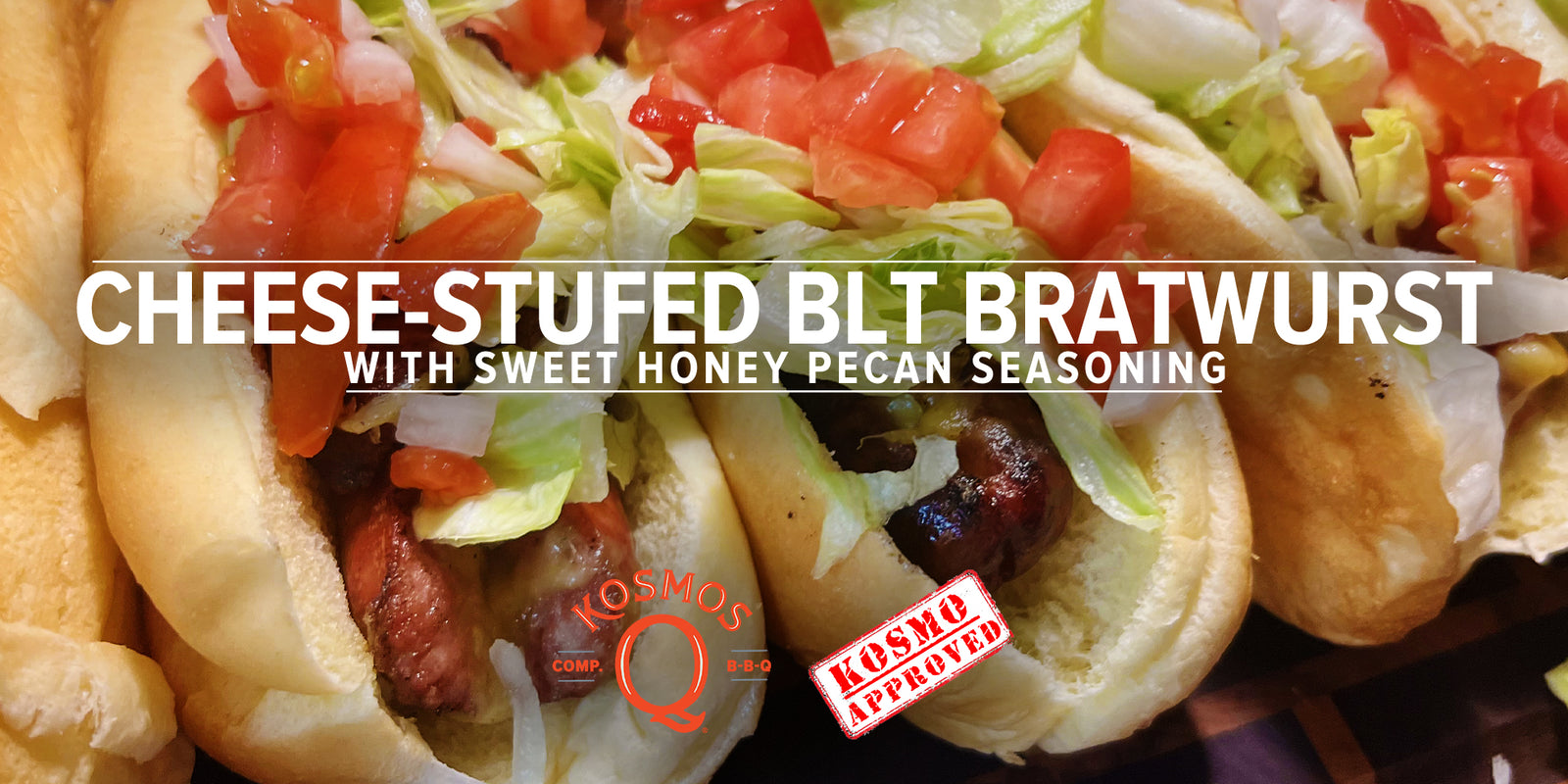 Cheese Stuffed BLT Bratwurst