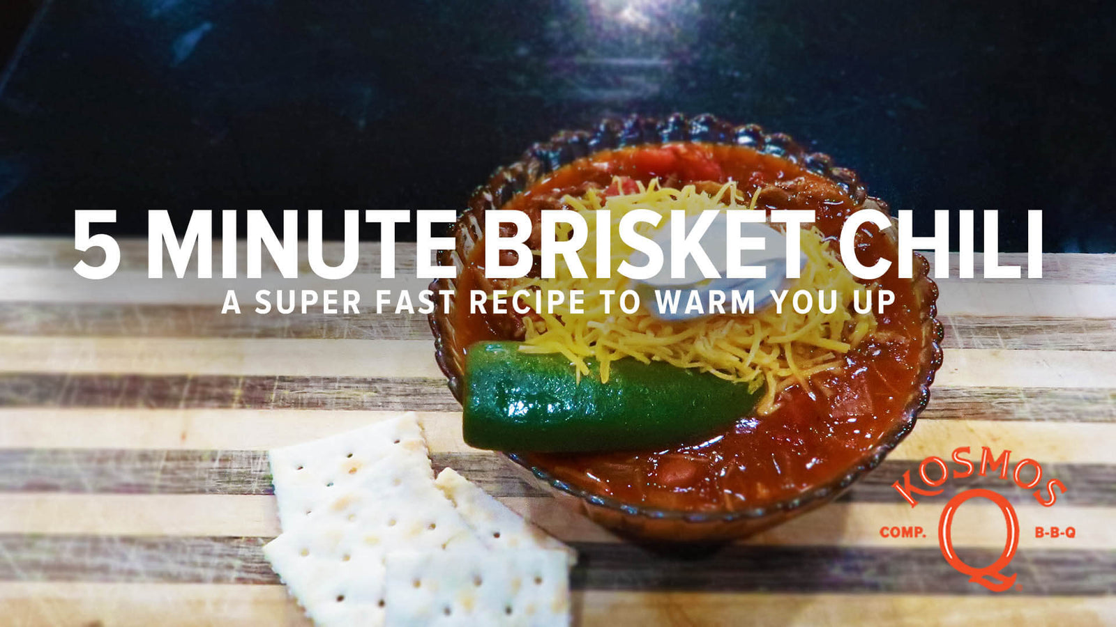 5 Minute Brisket Chili Recipe