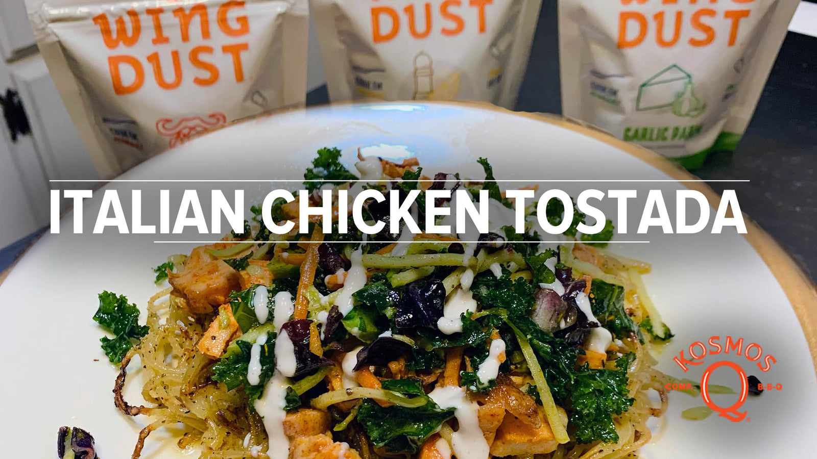 Italian-style Chicken Tostada