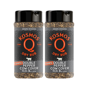 Kosmo's Q Barbecue Rubs 1 Shaker Double Pepper COARSE Cow Cover Rub