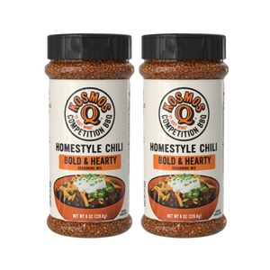 Kosmo's Q Barbecue Rubs 2 Shaker Combo Kosmos Q Chili Seasoning