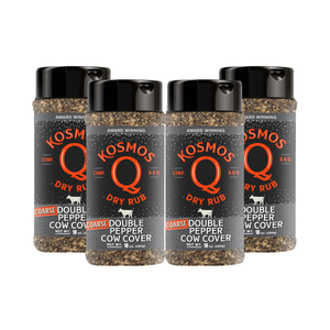 Kosmo's Q Barbecue Rubs 1 Shaker Double Pepper COARSE Cow Cover Rub