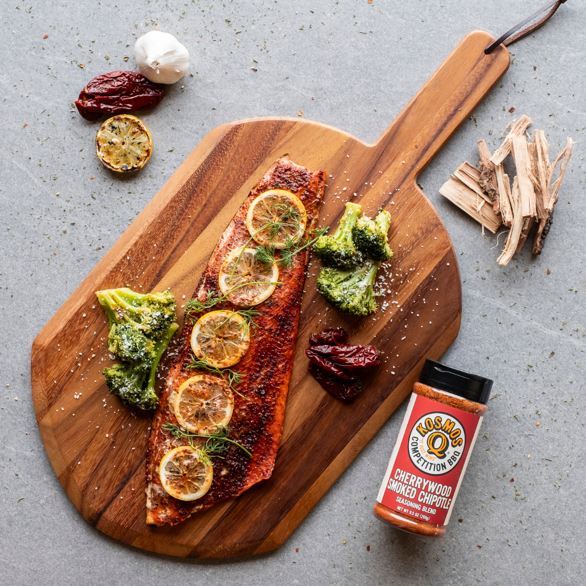 Kosmo's Q Barbecue Rubs Cherrywood Smoked Chipotle Seasoning Blend