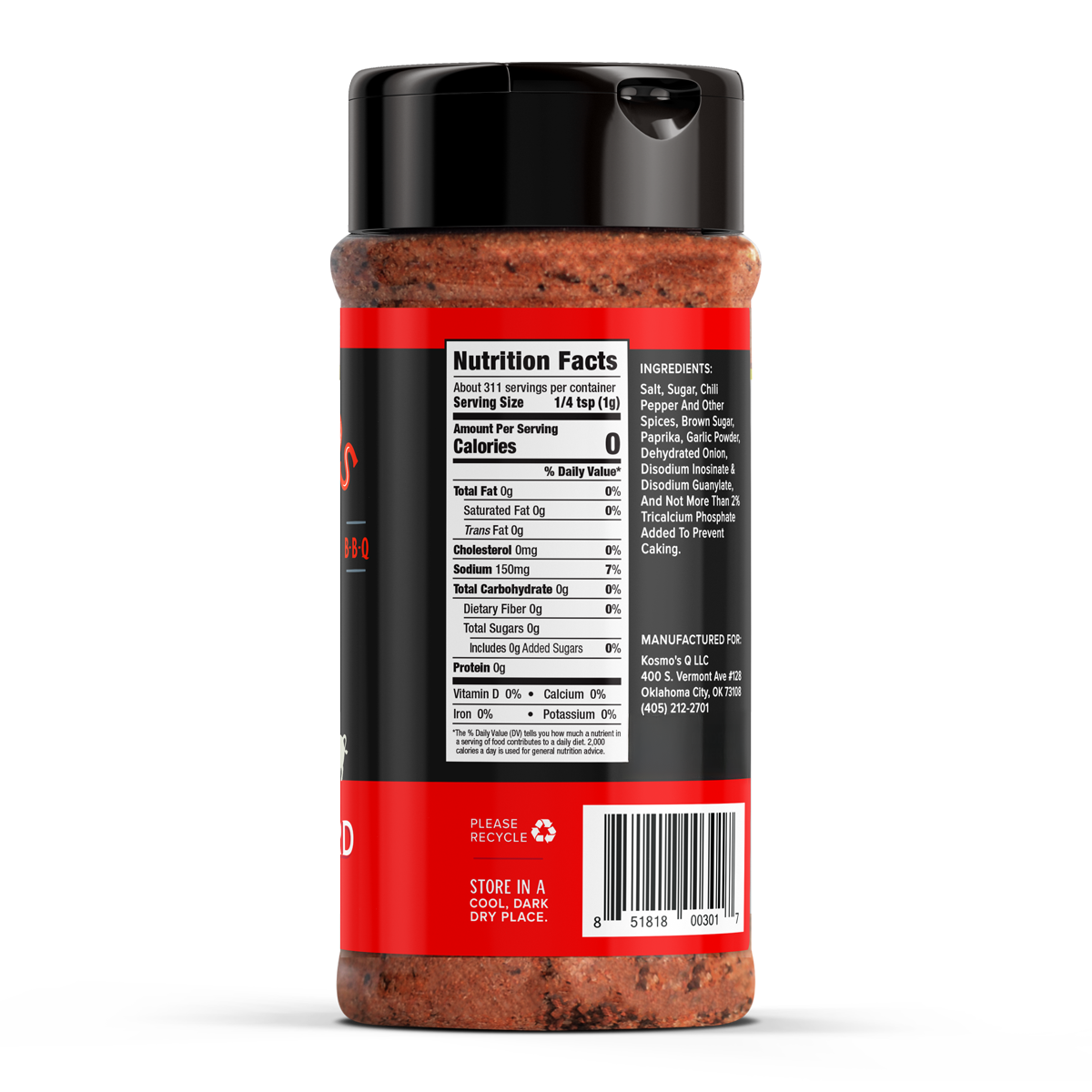 Kosmo's Q Barbecue Rubs Dirty Bird Rub