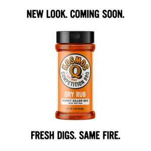 Kosmo's Q Barbecue Rubs Shaker Killer Bee Honey Rub