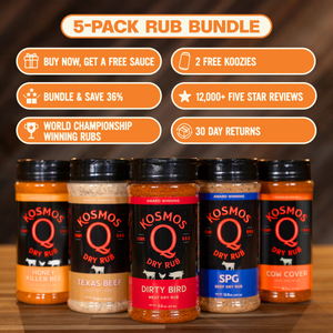 Kosmo's Q Barbecue Rubs Kosmos Q Classic Rubs - 5 Pack Combo + FREE GIFTS!