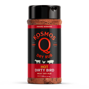 Kosmo's Q Barbecue Rubs Shaker Dirty Bird HOT Rub