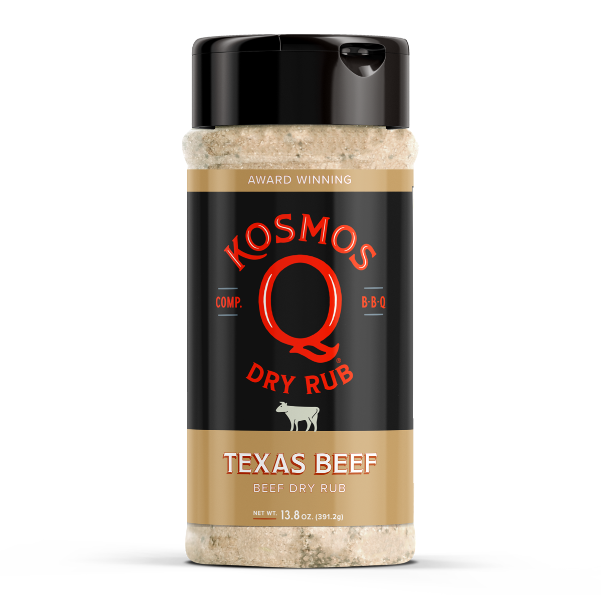 Kosmo's Q Barbecue Rubs Shaker Texas Beef Rub