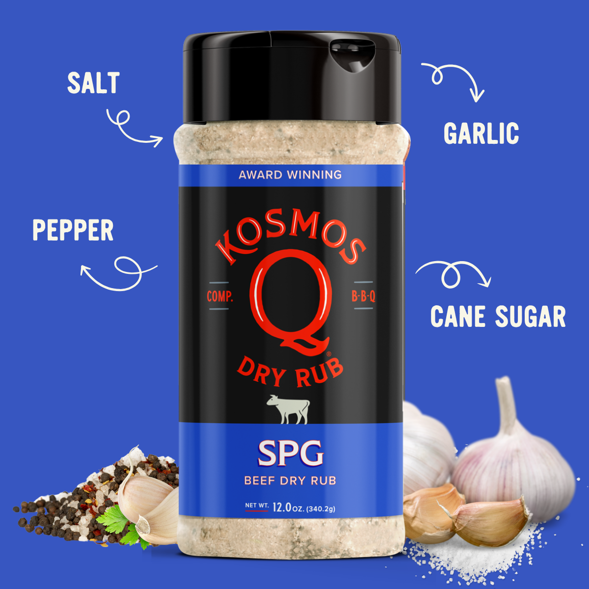 Kosmo's Q Barbecue Rubs SPG Rub