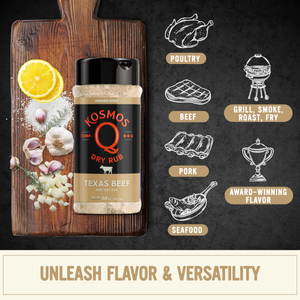 Kosmo's Q Barbecue Rubs Shaker Texas Beef Rub