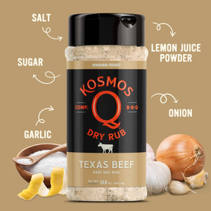 Kosmo's Q Barbecue Rubs Shaker Texas Beef Rub
