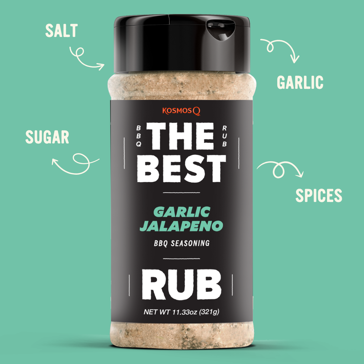 Kosmo's Q Barbecue Rubs The Best Garlic Jalapeno Rub
