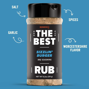 Kosmo's Q Barbecue Rubs The Best Sizzlin' Burger Rub