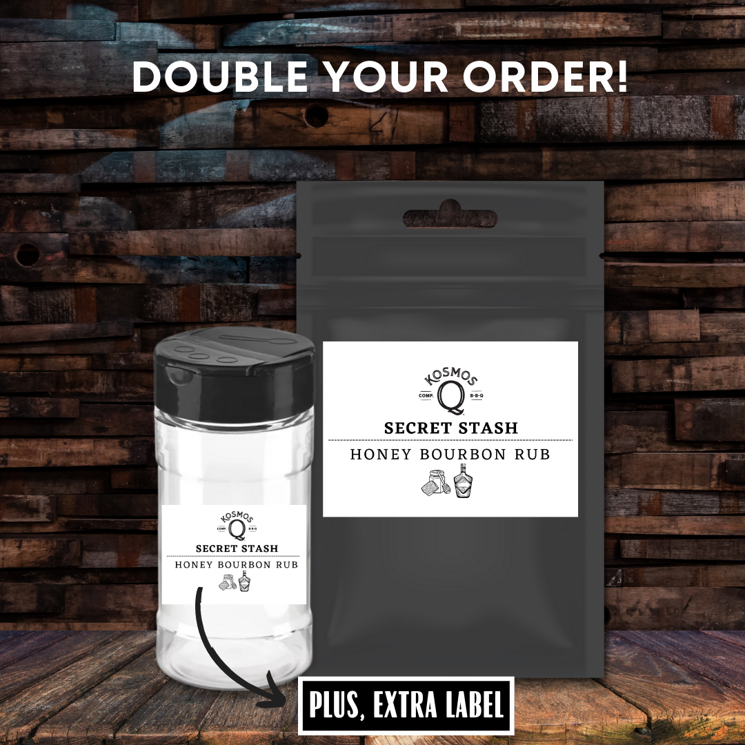 Kosmo's Q Barbecue Rubs The Kosmos Q Lab Honey Bourbon Rub - DOUBLE YOUR ORDER!