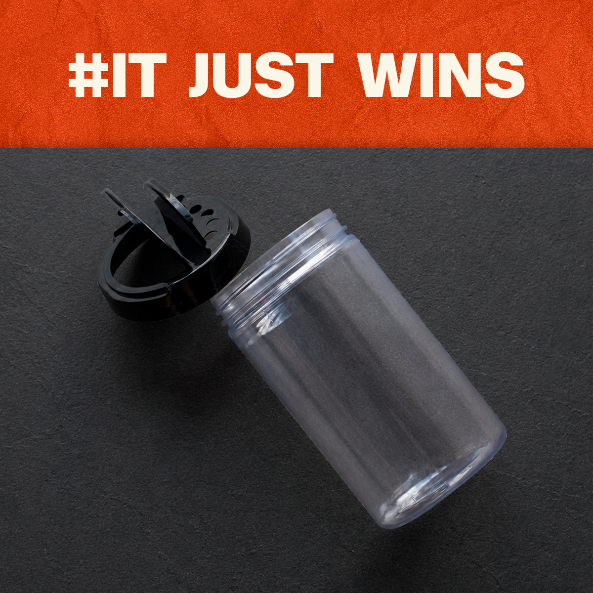 Kosmo's Q BBQ Accessories 32oz Wide Mouth Shaker Bottle with Lid
