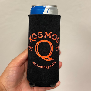 Kosmo's Q BBQ Accessories Kosmos Q Slim Black Koozie