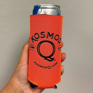 Kosmo's Q BBQ Accessories Kosmos Q Slim Orange Koozie