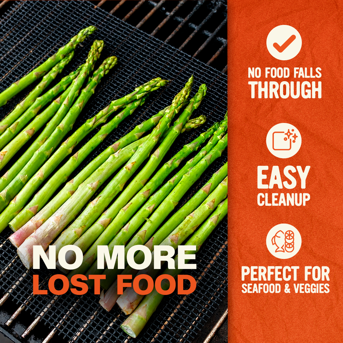 Kosmo's Q BBQ Accessories Mesh Grill Mat