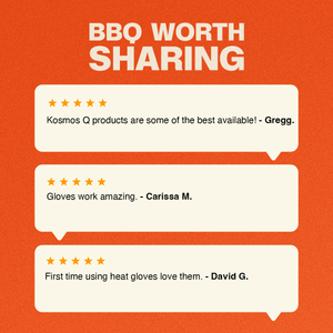 Kosmo's Q BBQ Accessories Orange Heat-Resistant Gloves