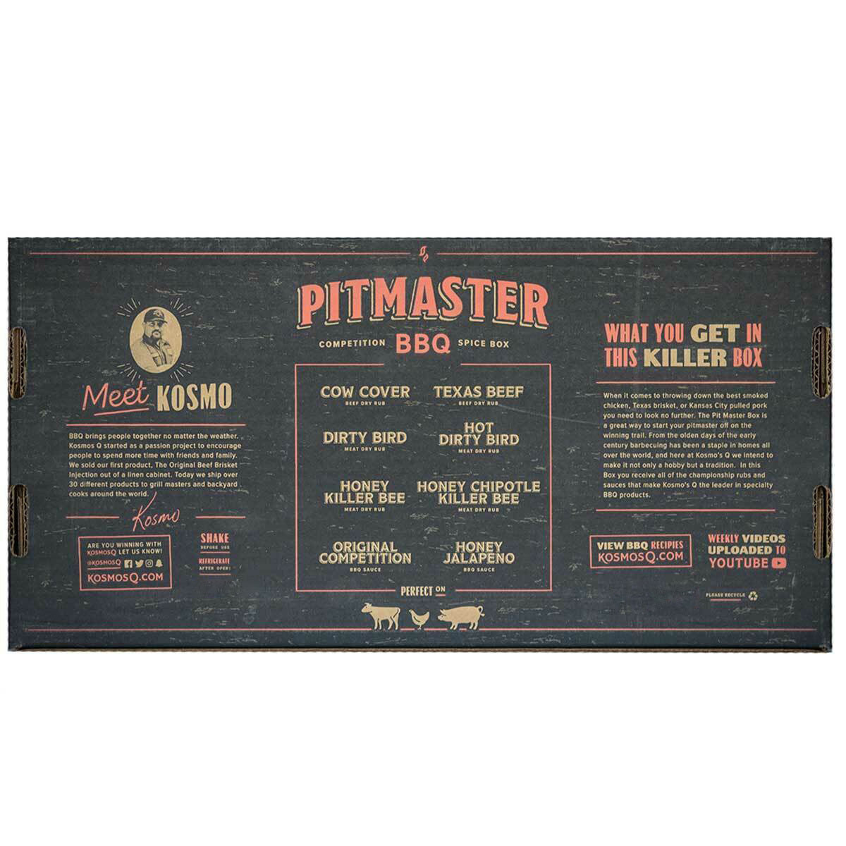 Kosmo's Q BBQ Gift Baskets The Pit Master Gift Basket