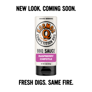 Kosmo's Q BBQ Sauce Single Bottle Raspberry Chipotle BBQ Sauce
