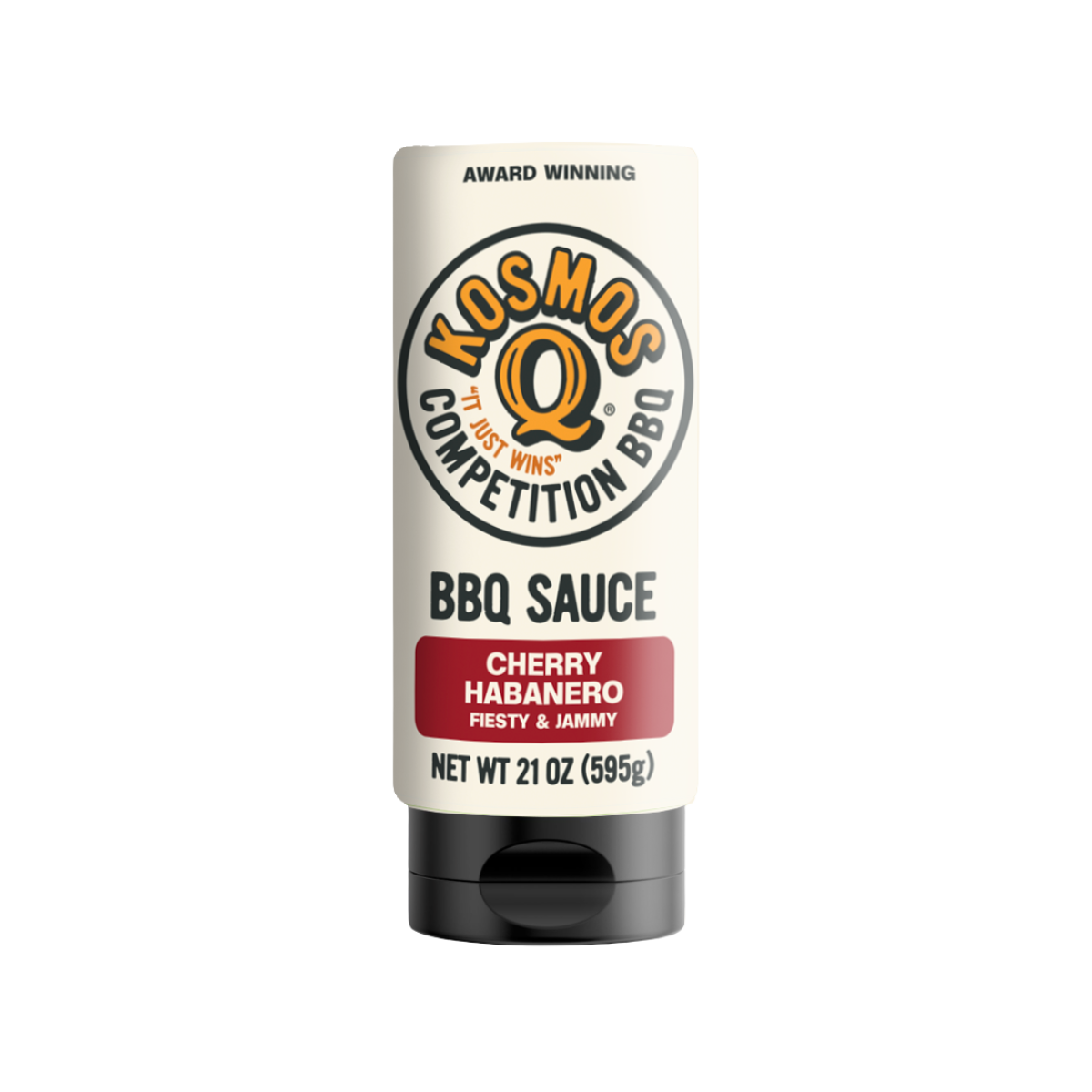 Kosmo's Q BBQ Sauce Single Bottle Cherry Habanero BBQ Sauce