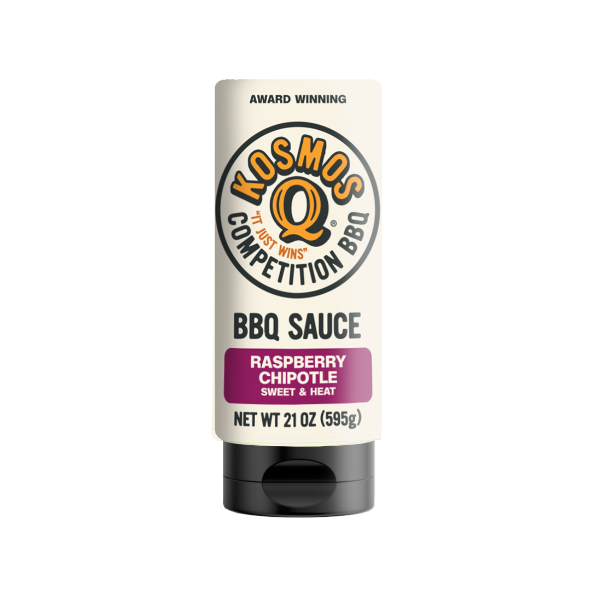 Kosmo's Q BBQ Sauce Single Bottle Raspberry Chipotle BBQ Sauce