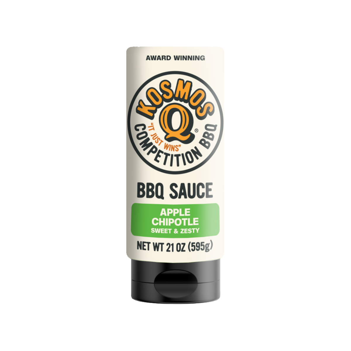 Kosmo's Q BBQ Sauce Single Bottle Sweet Apple Chipotle BBQ Sauce
