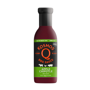 Kosmo's Q BBQ Sauce Single Bottle Sweet Apple Chipotle BBQ Sauce