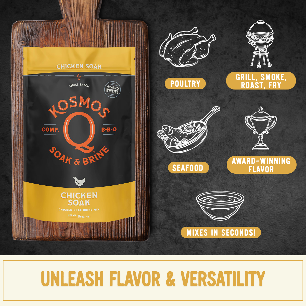 Kosmo's Q Brines and Soaks Chicken Soak - Brine