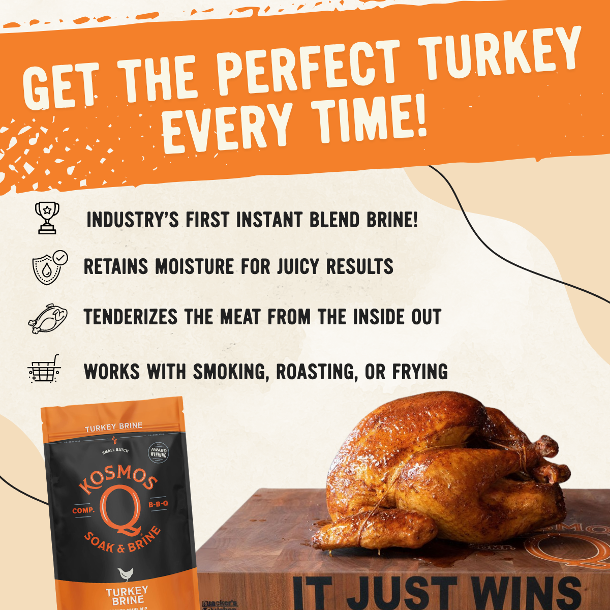 Kosmo's Q Brines and Soaks Turkey Brine