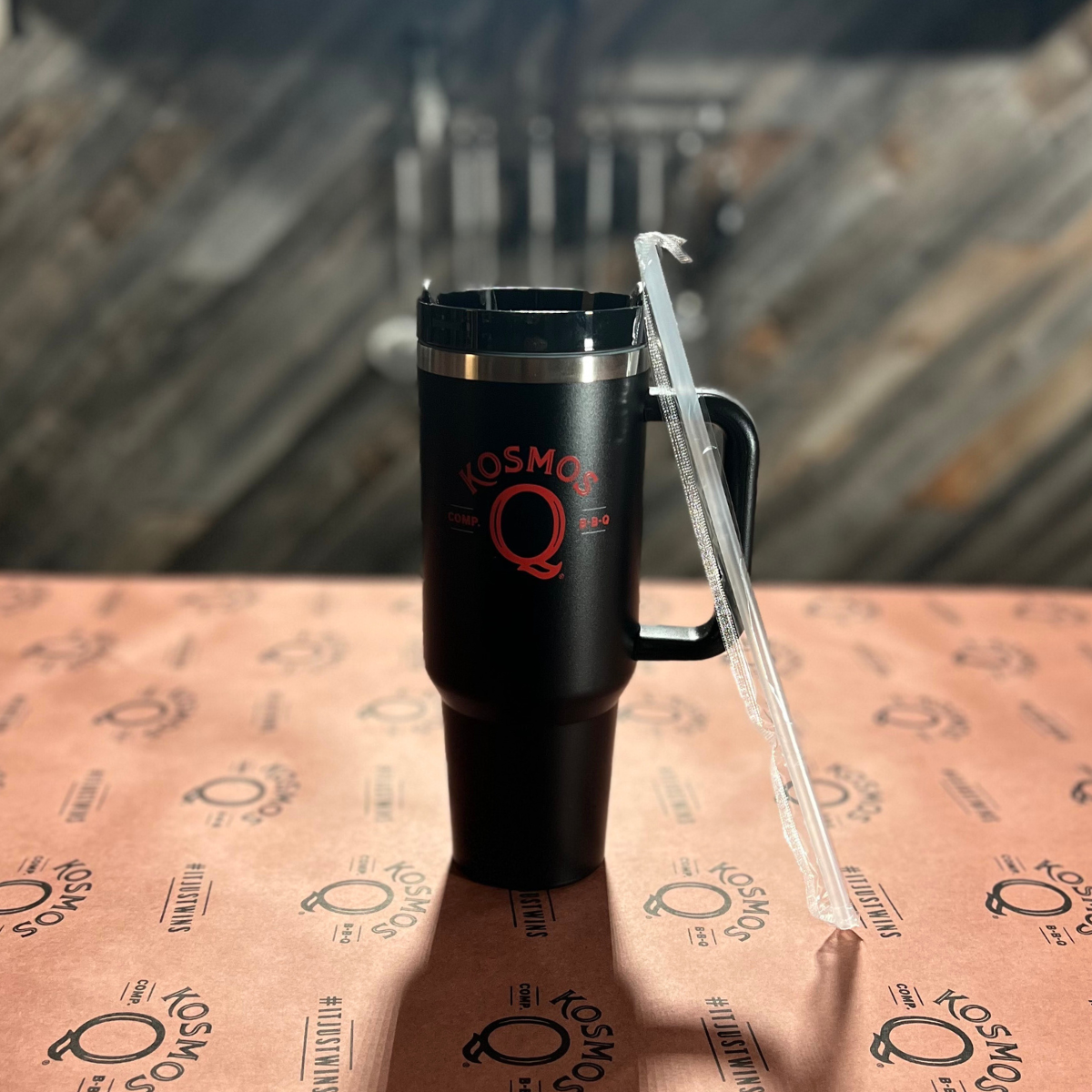 Kosmo's Q Kosmos Q Merchandise Kosmos Q 40 oz Black Tumbler