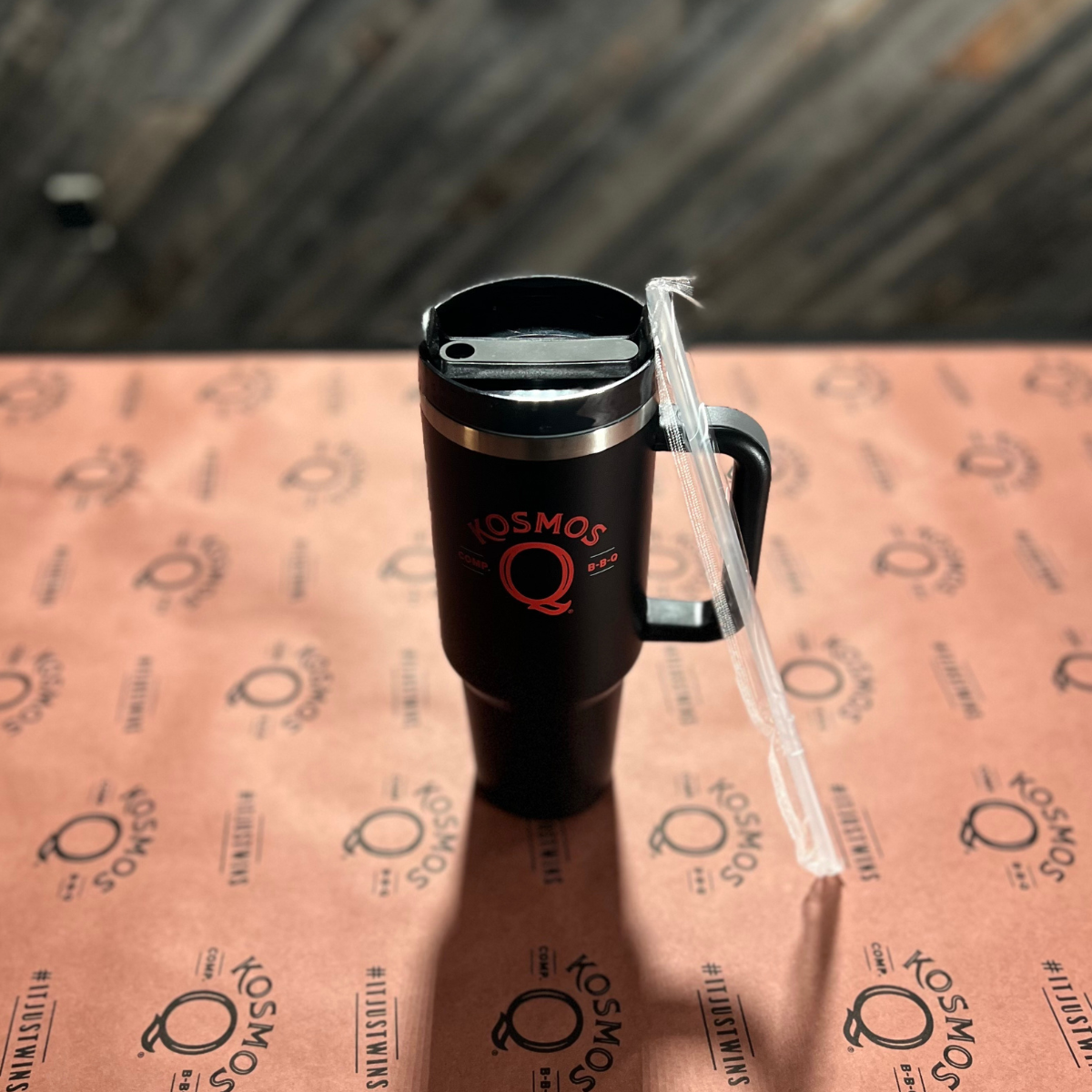 Kosmo's Q Kosmos Q Merchandise Kosmos Q 40 oz Black Tumbler