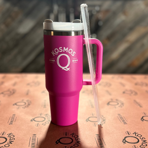 Kosmo's Q Kosmos Q Merchandise Kosmos Q 40 oz Pink Tumbler