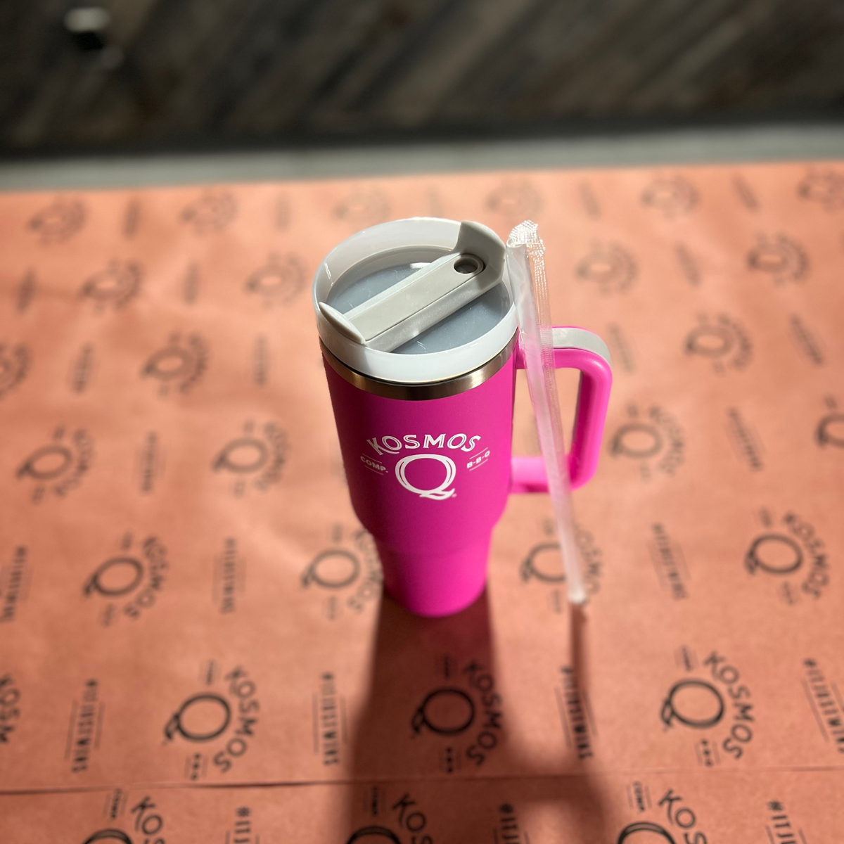 Kosmo's Q Kosmos Q Merchandise Kosmos Q 40 oz Pink Tumbler