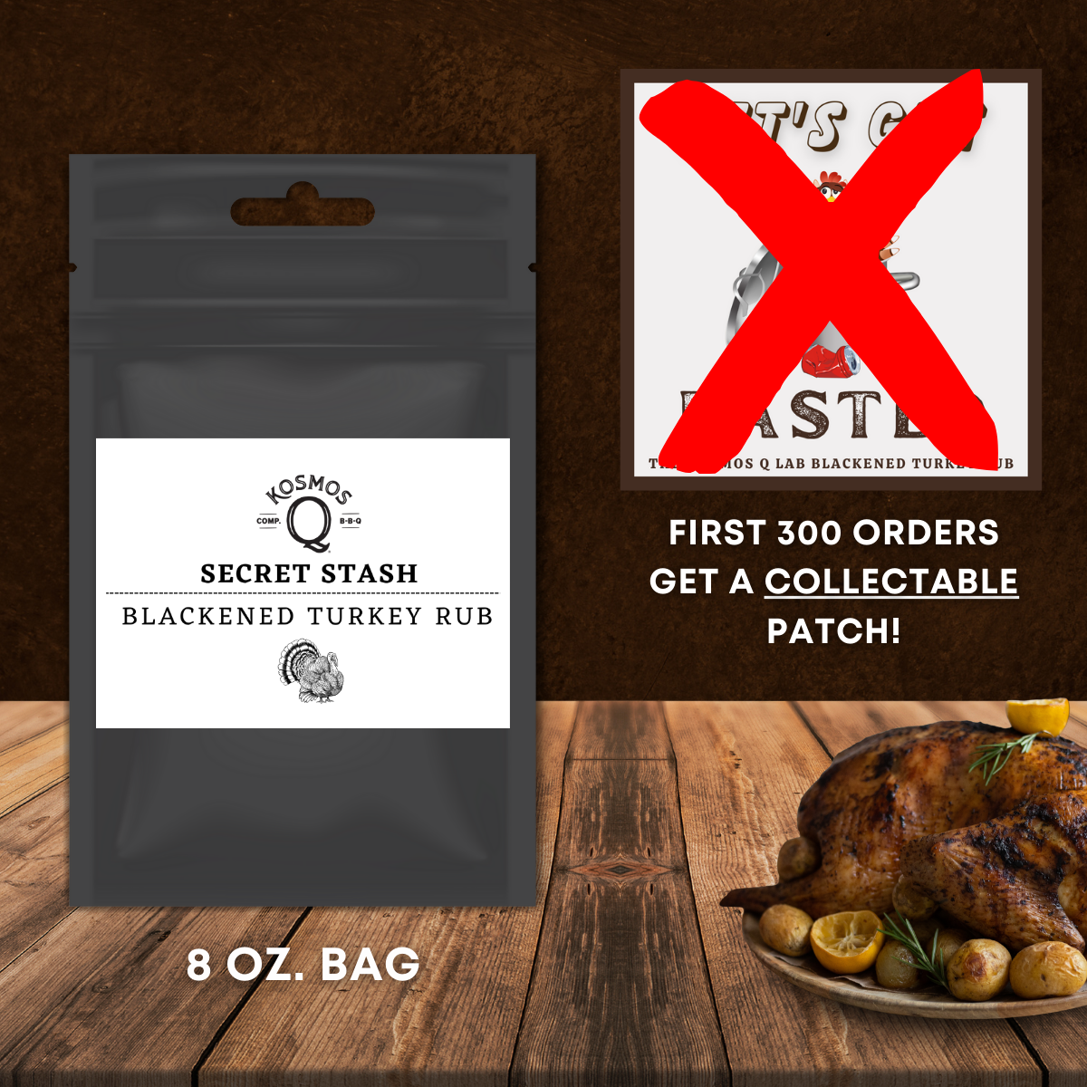 Kosmo's Q The Kosmos Q Lab Secret Stash: Blackened Turkey Rub