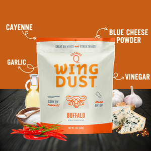 Kosmo's Q Wing Dust™ Three Bags Buffalo Wing Seasoning