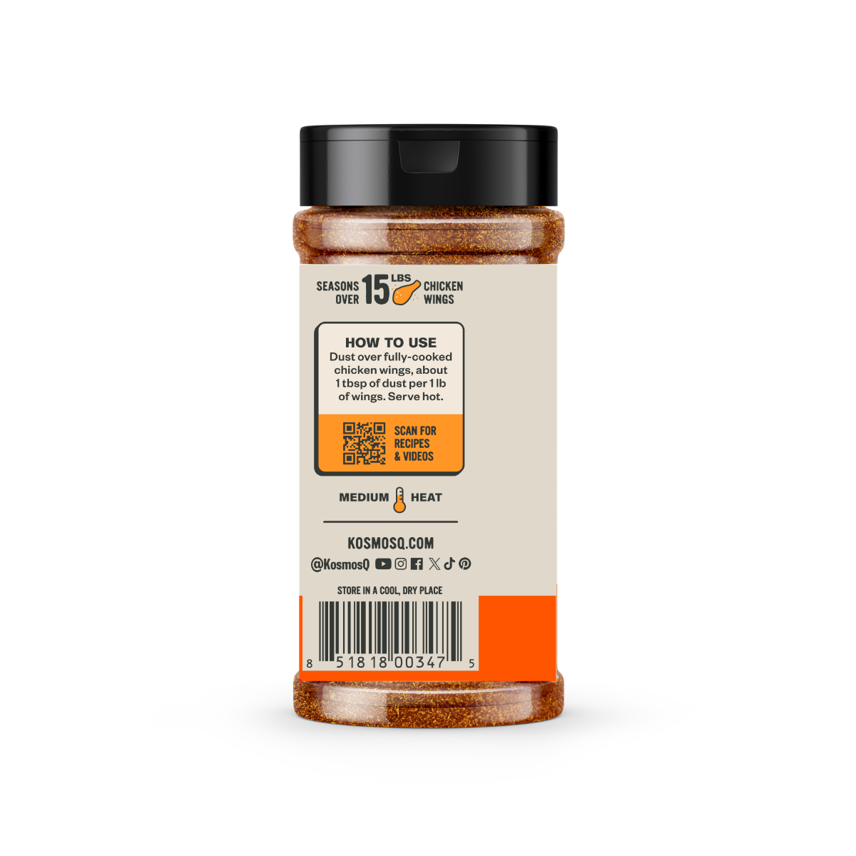 Kosmo's Q Wing Dust® Buffalo Wing Seasoning