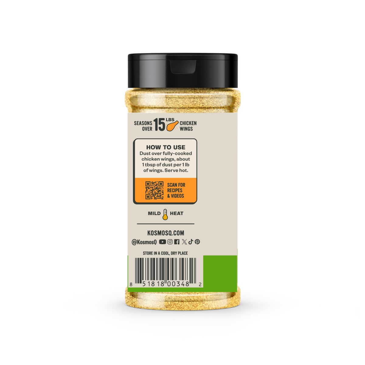 Kosmo's Q Wing Dust® Garlic Parm Wing Seasoning