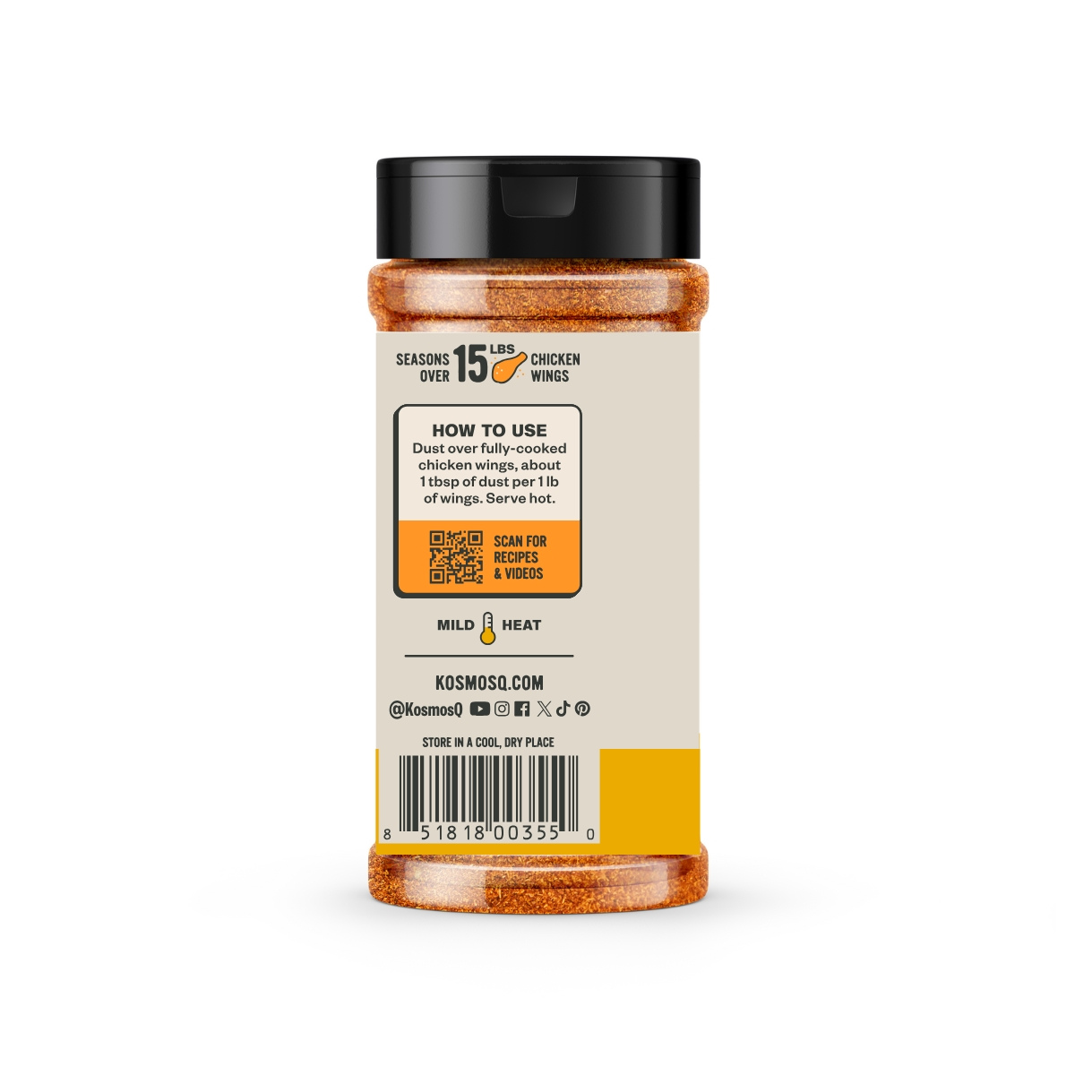 Kosmo's Q Wing Dust® Honey Barbecue Wing Seasoning