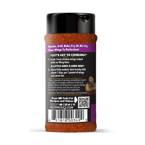 Kosmo's Q Wing Dust® Kickin' Cajun Wing Seasoning
