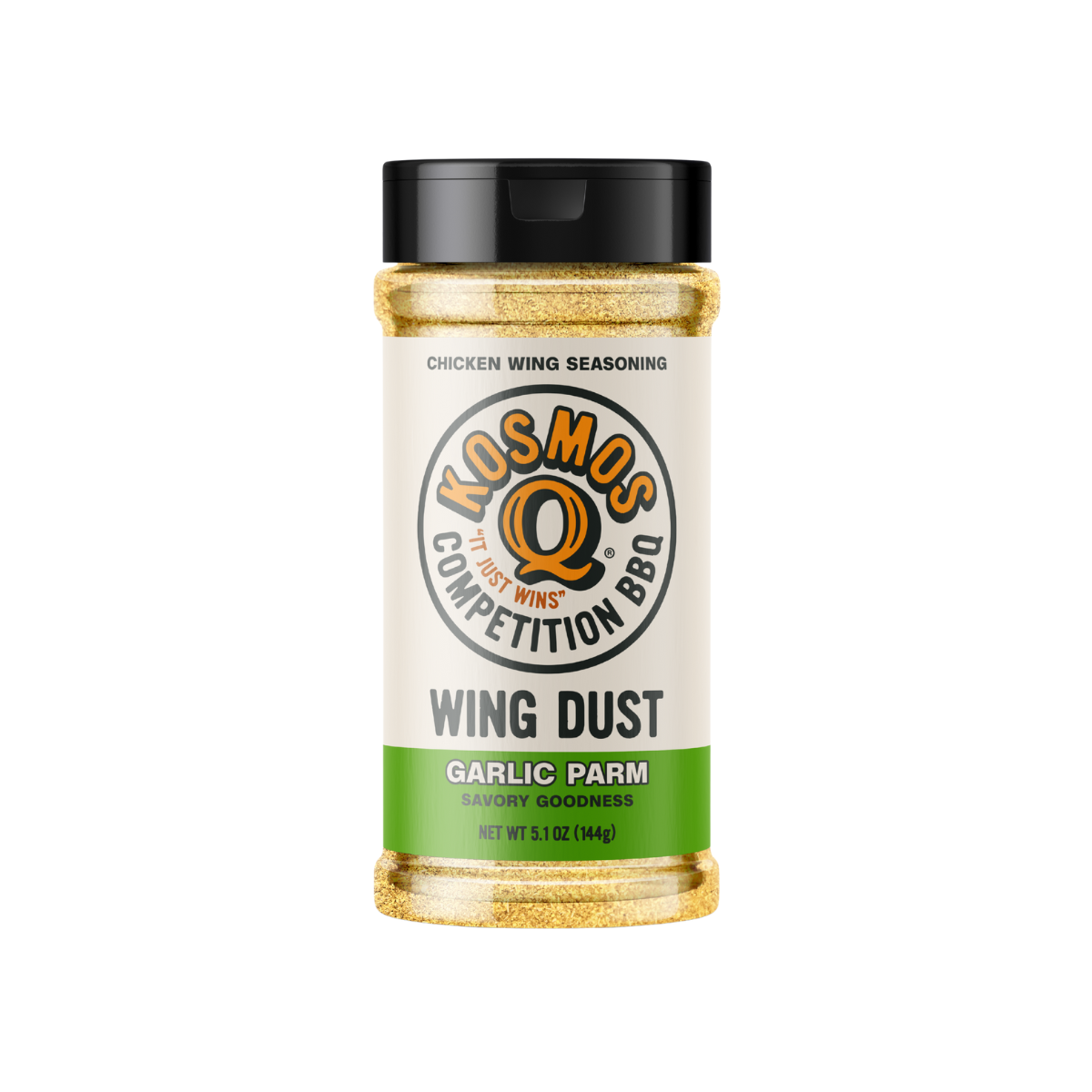Kosmo's Q Wing Dust® Single Shaker Garlic Parm Wing Seasoning