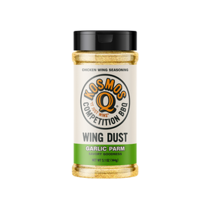Kosmo's Q Wing Dust® Three Shakers Garlic Parm Wing Seasoning
