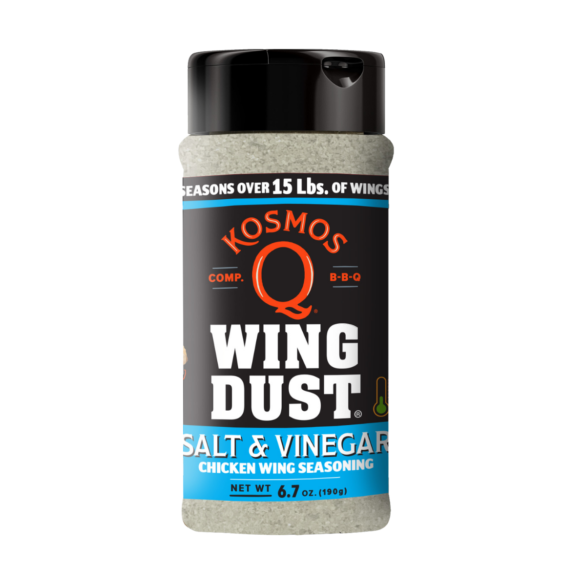Kosmo's Q Wing Dust® Single Shaker Salt &amp; Vinegar Wing Seasoning